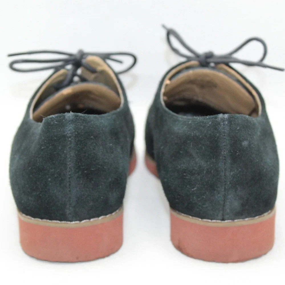 Tommy Hilfiger TWHONEYBEE-T‎ Navy Blue Suede Oxford Shoes Mens 7M Lace Up Derby